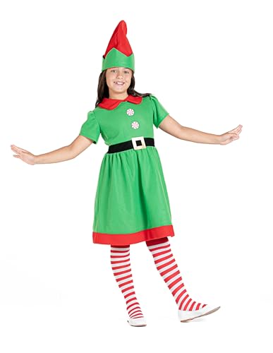 Ciao - Kleine Elfe Weihnachten Kostüm Verkleidung Mädchen (Einheitsgröße 5-7 Jahre) von Ciao