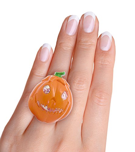 Ciao 30715 – Ring leuchtend Halloween in Blister, sortiert von Ciao