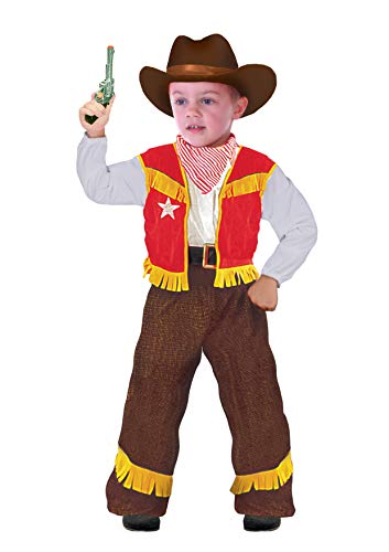 Ciao 61023.M Cowboy Kostüm Kinder, Jungen, Mehrfarbig, 5-7 anni von Ciao