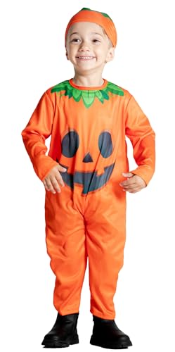 Ciao- Baby Halloween Pumpkin costume disguise unisex baby (Size 1-2 years) with bonnet von Ciao