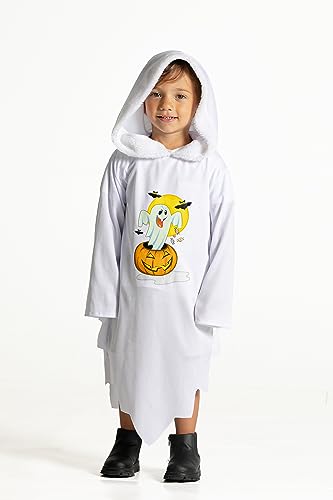 Ciao- Baby Ghost costume disguise hooded tunic unisex children (Size 3-4 years) von Ciao