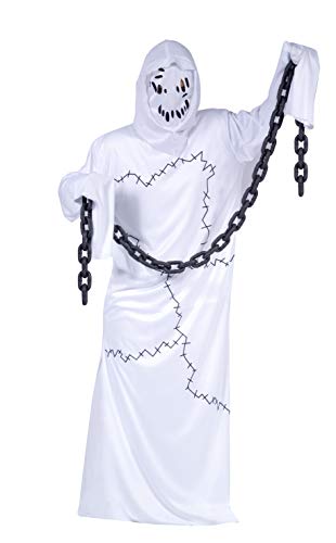 Ciao 62173 Geist des Terrors Kostüm, Unisex adulto, Bianco, Schnitt unica Ciao 62173 Geist des Terrors Kostüm, Unisex adulto, Bianco, Schnitt unica von Ciao