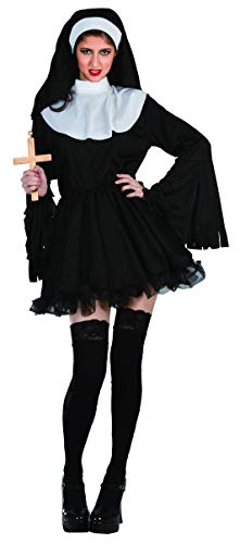 Ciao 62175 Nonne Kostüme, Donna, Einfarbig, Schwarz, Taglia unica Ciao 62175 Nonne Kostüme, Donna, Einfarbig, Schwarz, Taglia unica von Ciao
