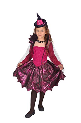 Ciao Barbie Hexe Fashion Kostüm Halloween Mädchen (Größe 4-5 Jahre), Rosa von Ciao