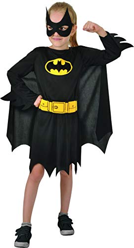 Ciao Batgirl costume disguise girl official DC Comics (Size 5-7 years), Schwarz von Ciao
