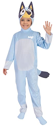 Ciao- Bluey dog doggie blue onesie plush boy unisex costume disguise official Bluey BBC (Size 3-4 years) von Ciao