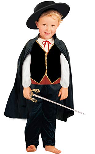 Ciao Blumen Paolo 61337.3 – 4 – Bandito Kostüm Kinder, schwarz, 3 – 4 Jahre Ciao Blumen Paolo 61337.3 – 4 – Bandito Kostüm Kinder, schwarz, 3 – 4 Jahre von Ciao