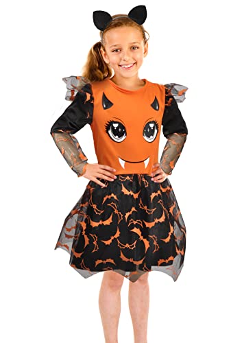 Batty little bat costume disguise fancy dress girl (Size 4-6 years) von Ciao