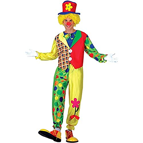 Ciao 17000 Clown, Größe L, mehrfarbig von Ciao
