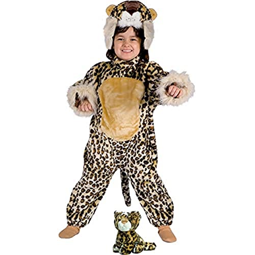 Ciao – Io e il io cucciolo - Baby-Kostüm aus Plüsch mit Stimme Leopard (Beige/Braun) 2-3 anni Leopardo (Beige/Marrone) von Ciao