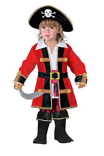 Ciao Jungen Capitano Dei Pirati Costume Bambino (Taglia 3-4 Anni) Kostme, Rot/Schwarz, Jahre EU von Ciao