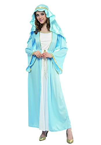 Ciao Jungfrau Maria Kostüm für Damen, Erwachsene, blau, Einheitsgröße, 62028 Ciao Jungfrau Maria Kostüm für Damen, Erwachsene, blau, Einheitsgröße, 62028 von Ciao
