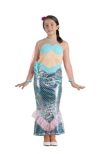 Ciao Kleine Meerjungfrau Little Mermaid Fairytale Princess Kostüm Verkleidung Mädchen (Größe 8-10 Jahre) von Ciao