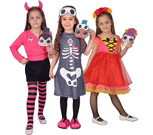 Ciao- L.O.L. Surprise! Spooky Squad dress costume disguise Halloween official girl (Size 6-9 years) with accessories, assorted von Ciao