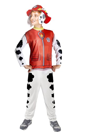 Ciao- Marshall costume disguise fancy dress boy official Paw Patrol (Size 5-7 years) with hat and mini-flashlight von Ciao