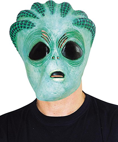 Ciao 30663 Hello 30663-Alien Latexmaske, Grün, Einheitsgröße von Ciao