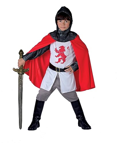 Ciao Medieval Knight Lionheart Kostüm Verkleidung Junge (Größe 6-8 Jahre) with cape von Ciao