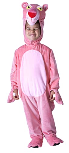 Ciao- Pink Panther suit plush child unisex costume disguise official Pink Panther (Size 5-7 years) von Ciao