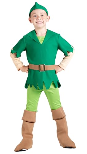 Ciao- Peter Pan costume disguise fancy dress boy Toon Studio (Size 3-4 years), Grün von Ciao