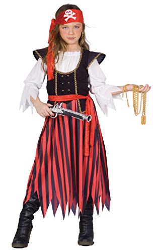 Ciao- Pirate Kostüm Verkleidung Mädchen (Größe 8-10 Jahre) von Ciao