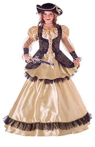 Ciao Pirate Queen Kostüm Verkleidung 2-in-1 Mädchen (Größe 9-11 Jahre) von Ciao