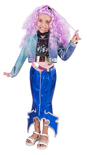 Ciao- Riviera mermaid dress costume disguise official Mermaze Mermaidz girl (Size 6-8 years) with wig von Ciao