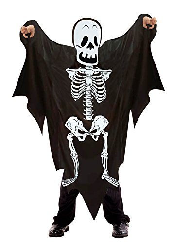 Ciao- Skeleton Ghost costume disguise unisex children (Size 7-10 years), black von Ciao