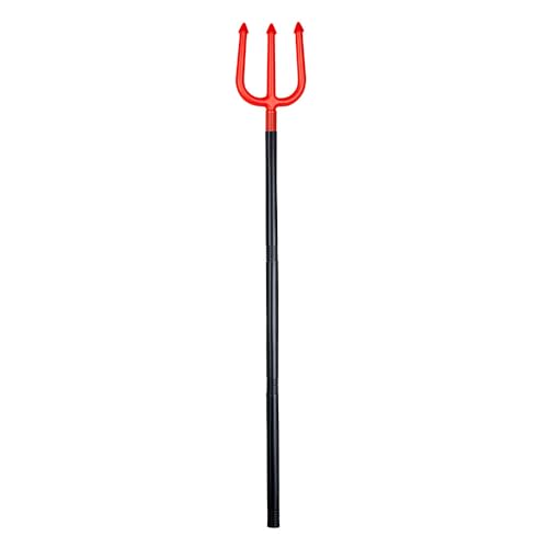 Ciao- Teufels Mistgabel Verkleidungszubehör (112 cm, abnehmbar) aus Kunststoff, Red, Black von Ciao