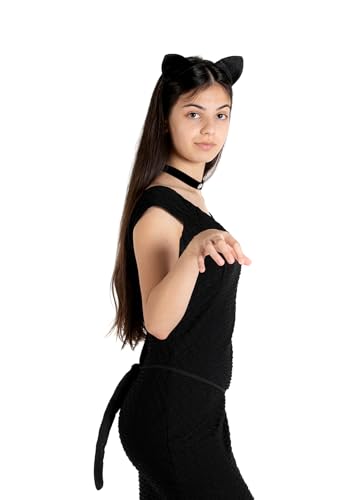 Ciao 31584 Schwarze Katze Disguise Kit, Women, Einfarbig, Black, One size von Ciao