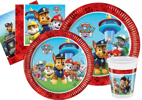Ciao Y4624 Party Table Set, Paw Patrol, Multicolor, 8 people von Ciao