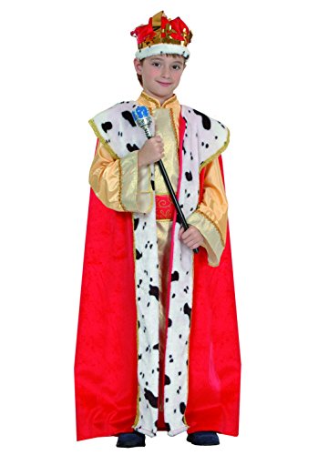 Ciao 61050.L Zauberer König Kostüm Kinder, Boys, braun, 7-9 anni von Ciao