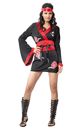 Ciao 62058 Ninja Akatsuki Disguise, Women, Black, Red, Einheitsgröße Ciao 62058 Ninja Akatsuki Disguise, Women, Black, Red, Einheitsgröße von Ciao