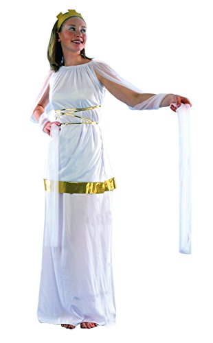 Fiori Paolo 62131 Poppea Antica Romana Kostüm für Damen, Erwachsene, weiß, Größe 40-42 von Ciao