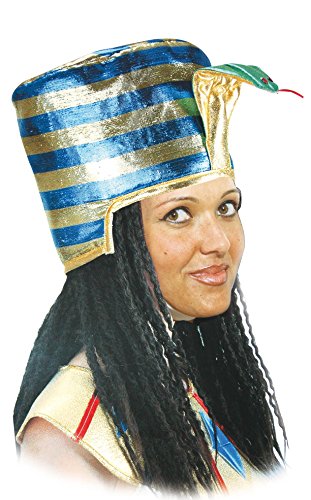 Hello 20828 Pharao Kopfbedeckung, Blau/Gold von Ciao