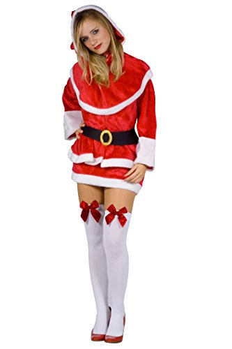 Hello 25020 - Miss Christmas Luxury, Rot/Weiß, Einheitsgröße Hello 25020 - Miss Christmas Luxury, Rot/Weiß, Einheitsgröße von Ciao