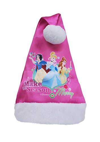 Hello 90901 Disney Princess Santa Mütze, Rosa, Einheitsgröße von Ciao