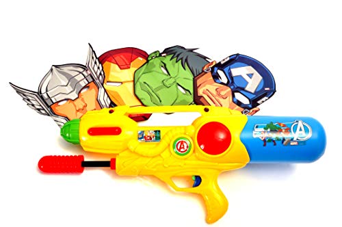Maxi Wassergewehr Marvel Avengers Aqua Attack (55cm) mit Avengers Papiermaske von Ciao