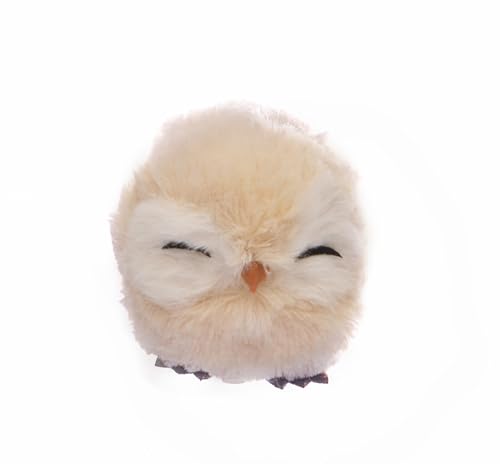Owl Ball Cute (Ø8cm) Hanging Christmas Decoration, beige von Ciao