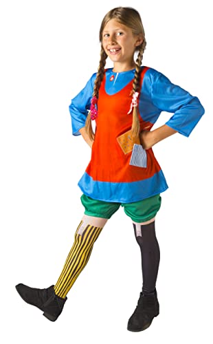 Ciao- Pippi Longstocking costume disguise girl official (Size 4-6 years) von Ciao