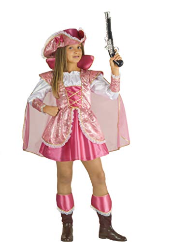 Rosa Piraten-Kostüm Mädchen (Größe 7-9 jahre) von Ciao