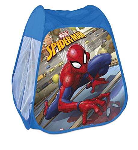Spider-Man Spielvorhang (80x80x90 cm) faltbar mit Pop-Up-Öffnung von Ciao