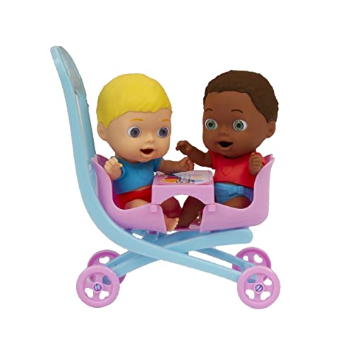 Cicciobello Amicci Kinderwagen mit Figur, gehen Sie Ihre Babys mit dem Doppel-Kinderwagen, für Mädchen ab 3 Jahren, CC019000, Giochi Preziosi Cicciobello Amicci Kinderwagen mit Figur, gehen Sie Ihre Babys mit dem Doppel-Kinderwagen, für Mädchen ab 3 Jahren, CC019000, Giochi Preziosi von Cicciobello