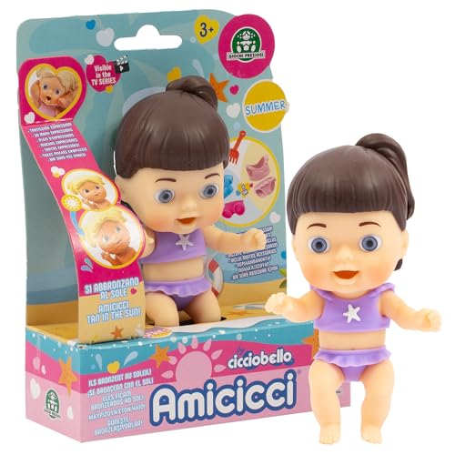 Cicciobello Amicci - Sommer-Freunde Ariel, bereit für den Strand, die Freunde haben die Haut, die sich der Sonne anpasst und farbenfrohe Kostüme, für Kinder ab 3 Jahren, wertvolle Spiele Cicciobello Amicci - Sommer-Freunde Ariel, bereit für den Strand, die Freunde haben die Haut, die sich der Sonne anpasst und farbenfrohe Kostüme, für Kinder ab 3 Jahren, wertvolle Spiele von Cicciobello