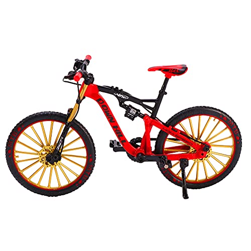 Cicony Mini Finger Bikes 1:10 Finger Mountain Bikes Miniatur Metall Spielzeug für Sammlung - Rose rot, Free Size Cicony Mini Finger Bikes 1:10 Finger Mountain Bikes Miniatur Metall Spielzeug für Sammlung - Rose rot, Free Size von Cicony