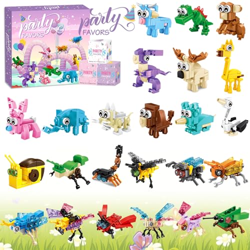 Valentinstagsgeschenke für Kinder, 24 Packungen Tierinsekten-Bausteine mit 24 Boxen, Druck von und zu verwenden, für Valentinstagskarten für Kinder, Schule, Kinder, Valentinstagsgeschenke, Valentinstagsgeschenke für Kinder, 24 Packungen Tierinsekten-Bausteine mit 24 Boxen, Druck von und zu verwenden, für Valentinstagskarten für Kinder, Schule, Kinder, Valentinstagsgeschenke, von Ciesa