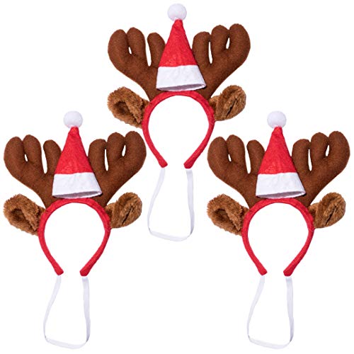 Ciffre 3 er Set Weihnachtsmützen - Hund Geweih mit Mütze Ciffre 3 er Set Weihnachtsmützen - Hund Geweih mit Mütze von Ciffre