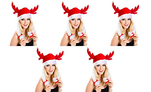 Ciffre 5 er Set Weihnachtsmütze Nikolausmütze Wikinger Hut mit Zöpfen X3 Ciffre 5 er Set Weihnachtsmütze Nikolausmütze Wikinger Hut mit Zöpfen X3 von Ciffre