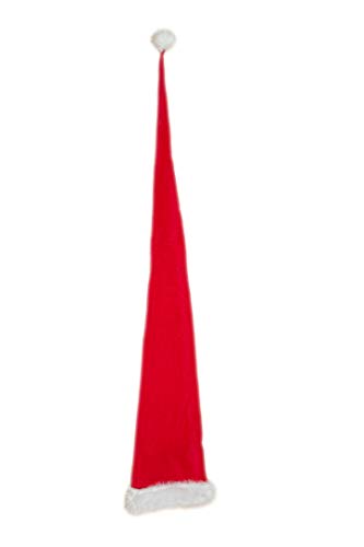Ciffre Weihnachtsmütze Nikolausmütze Winter Mütze Mützen Nikolaus Santa 150cm Lang Rot Schalmütze von Ciffre