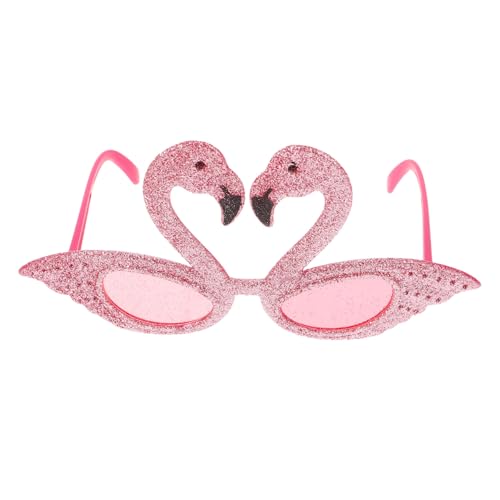 Ciieeo 1 Paar Hawaiian Flamingo Sonnenbrille Lustige Partybrille für Sommerfeste Foto Requisiten aus Langlebigem für Strand Events und Kreative Dekorationen für Damen und Herren von Ciieeo