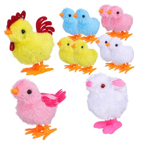 Ciieeo 1satz Wind-up Küken Spielzeug Flauschige Hühner Und Niedliche Hasen Für Ostern Farben Küken Hahn Party-deko Und von Ciieeo